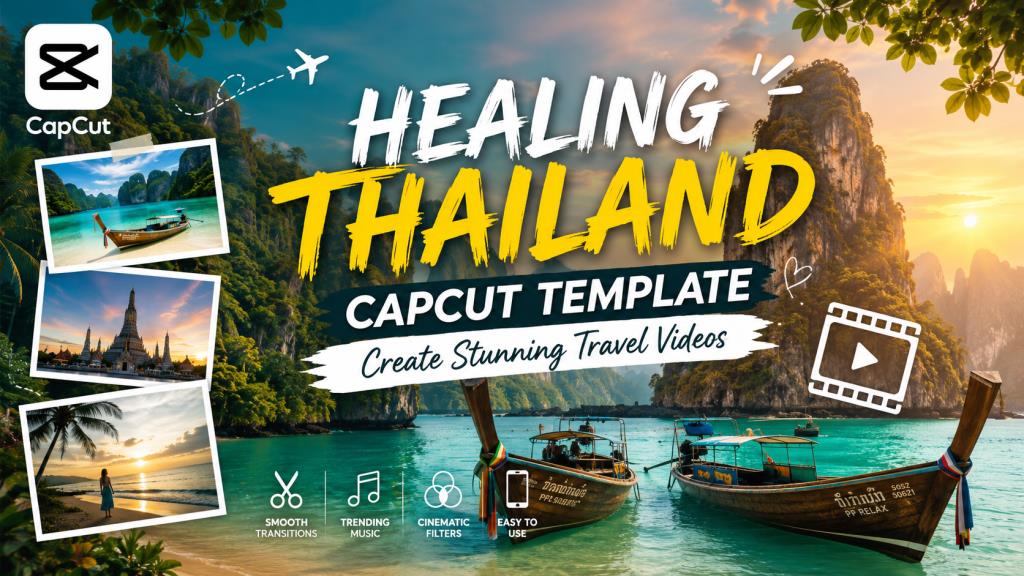 healing thailand capcut template